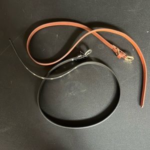 Brown and black belts